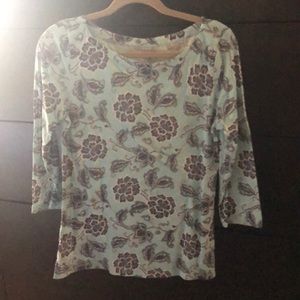 loft 3/4 sleeve shirt